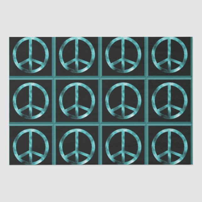 Seda Papel de Tecido SINAL DE PAZ (Frente )
