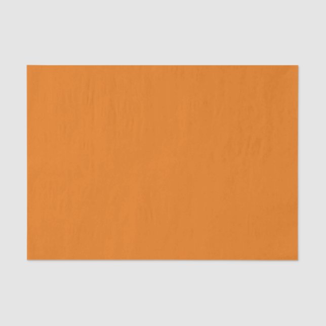 Seda Papel de Tecido Sólido Laranja Vivo (Frente )