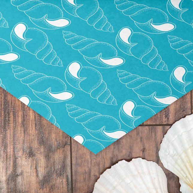 Seda Papel de Tecido Tecido Teal, Padrão de Arte de Lin (Criador carregado)