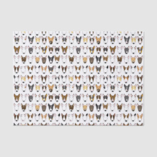 Seda Papel de Tecido Têmico Multibull Bull Terrier