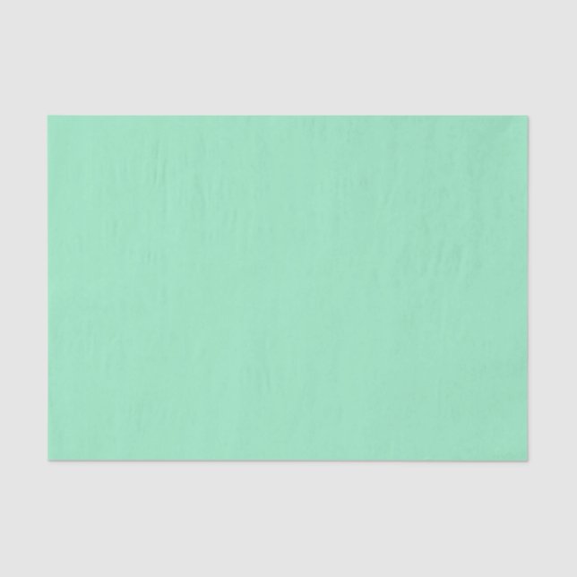 Seda Papel de Tecido Verde Sólido (Frente )