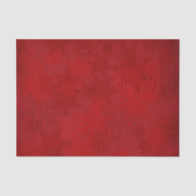 Seda Papel de Tecido Vermelho Feriado de Natal (Frente )
