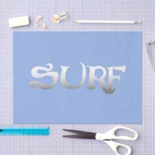 Seda Papel de tecidos azuis surf