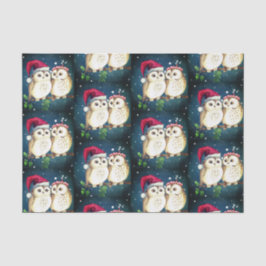 Seda Papel de tecidos CHRISTMAS OWLS