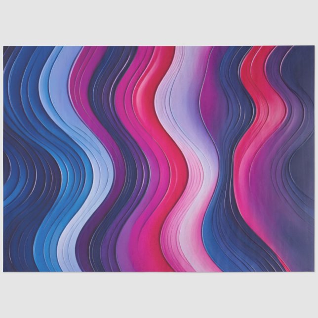 Seda Papel de tecidos coloridos para pintura a óleo (Frente )