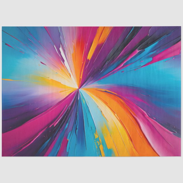 Seda Papel de tecidos coloridos para pintura a óleo (Frente )