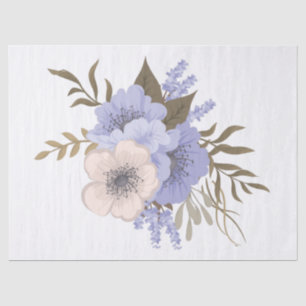 Seda Papel de tecidos das flores primaveras