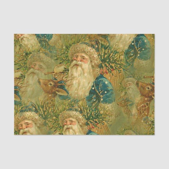 Seda Papel de tecidos de colheita mágica de Natal (Frente )