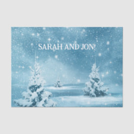 Seda Papel de tecidos de colheita mágica de Natal