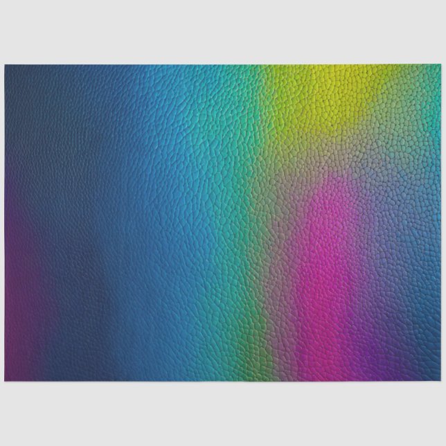 Seda Papel de tecidos de couro colorido (Frente )