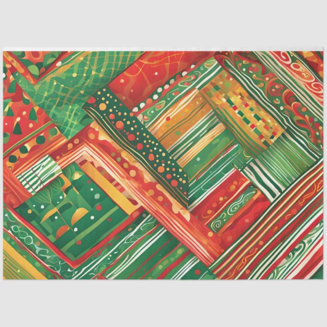 Seda papel de tecidos de fiesta (Frente )