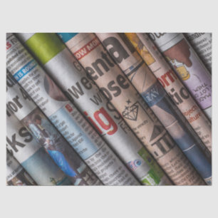 Seda papel de tecidos de jornal laminado