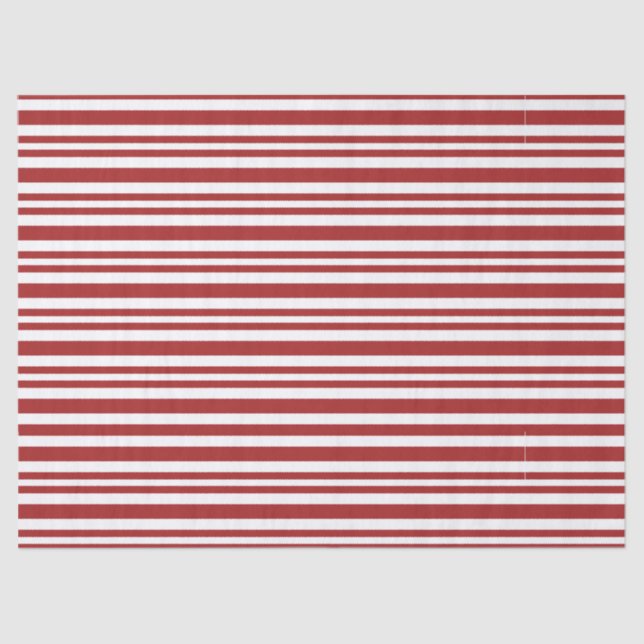 Seda papel de tecidos de listras vermelhas (Frente )