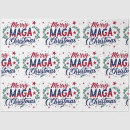 Seda Papel de tecidos de Natal da feliz Maga