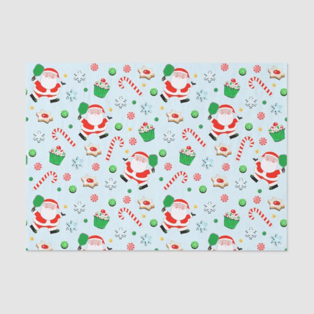 Seda Papel de tecidos de Natal de Pickleball (Frente )