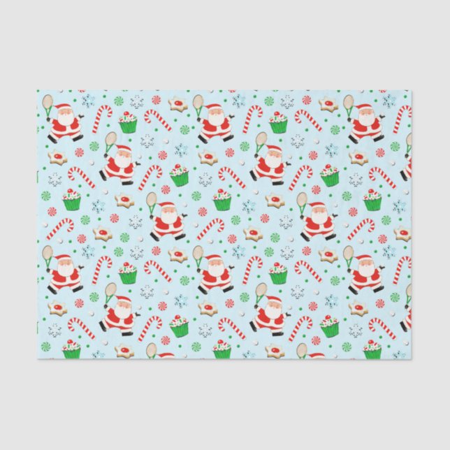 Seda Papel de tecidos de Natal do Tênis Lover (Frente )