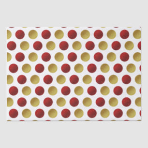 Seda Papel de tecidos de Natal Festivo, Dourado, vermel