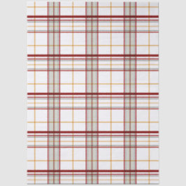 Seda Papel de tecidos de Natal na Xadrez de Natal