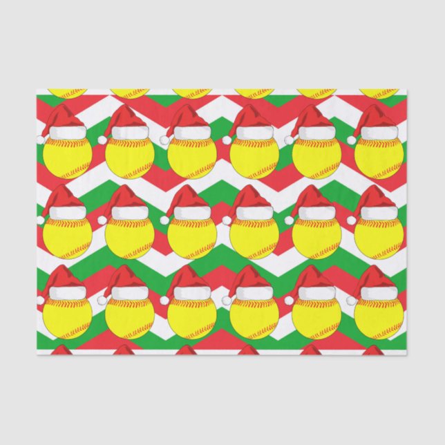 Seda Papel de tecidos de Natal para Santa Hat de Softba (Frente )