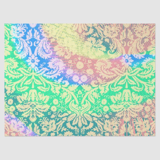 Seda Papel de tecidos de tecido Hippie (Frente )