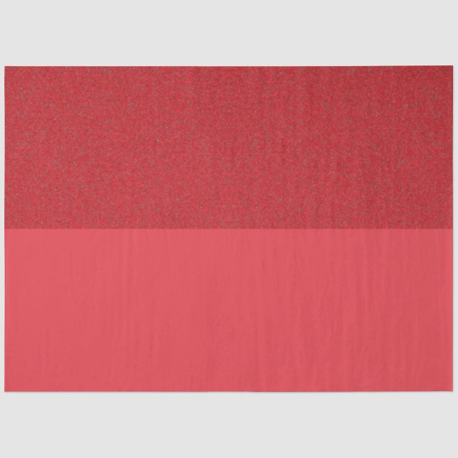 Seda Papel de tecidos de textura de tomate Red Duo - Pe (Frente )