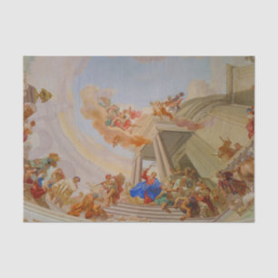 Seda papel de tecidos do mosteiro abbey Neresheim