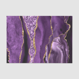 Seda Papel de tecidos Dourados com brilho roxo