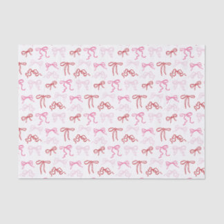 Seda Papel de tecidos em forma de arco, cor-de-rosa e v