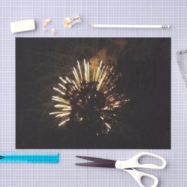 Seda Papel de tecidos Fireworks 10 (Arte )