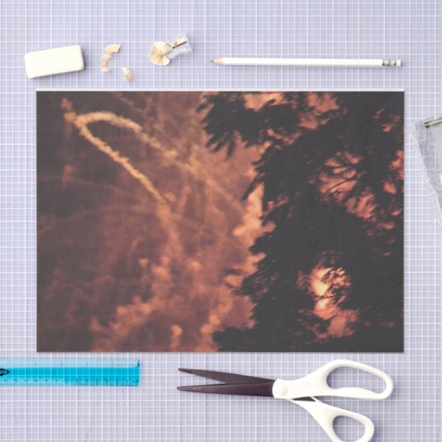 Seda Papel de tecidos Fireworks 20 (Arte )