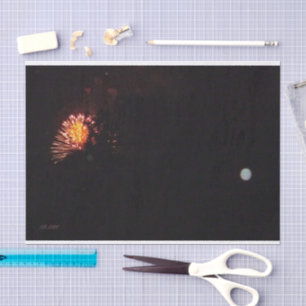 Seda Papel de tecidos Fireworks 8