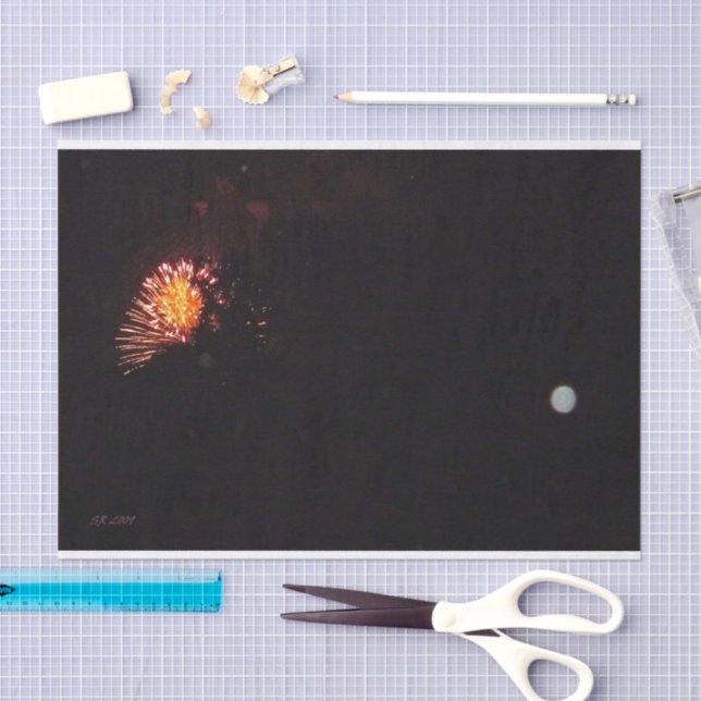 Seda Papel de tecidos Fireworks 8 (Arte )