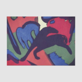 SEDA PAPEL DE TECIDOS FRANZ MARC HORSES