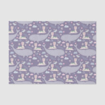 Papel de tecidos para baleias e cachimbos