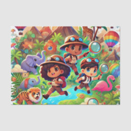 Seda Papel de Tecidos para Buscadores de Aventura