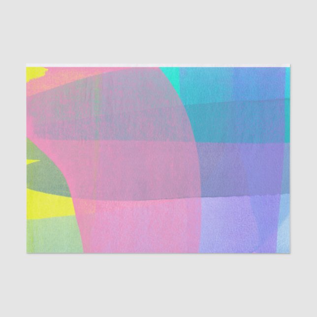 Seda Papel de tecidos para camadas pintadas (Frente )