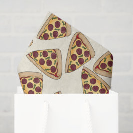 Seda Papel de tecidos temáticos da Pizza Party