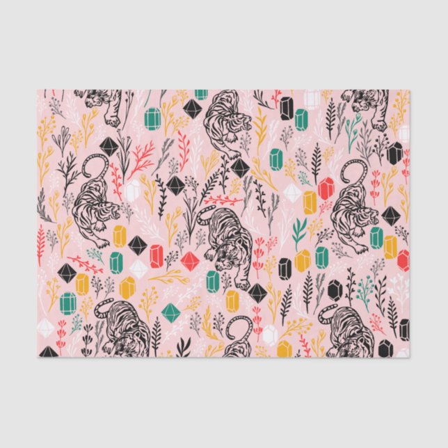 Seda Papel de Teclado Tigre (Frente )