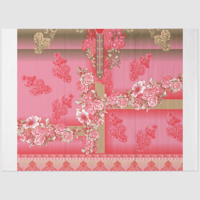 Seda Papel decorativo personalizado | Quebra de Present (Frente )