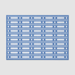 Seda Papel Decoupage com Borda de Ponto de Relevo Azul