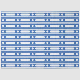 Seda Papel Decoupage com Pontos de Relevo de Osso Azul
