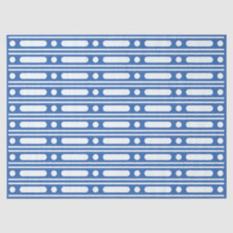 Seda Papel Decoupage com Pontos de Relevo de Osso Azul