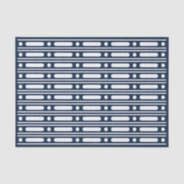 Seda Papel Decoupage com Pontos de Relevo de Osso Azul-