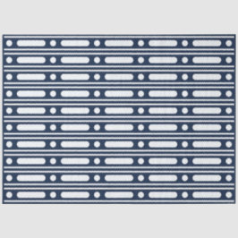 Seda Papel Decoupage com Pontos de Relevo de Osso Azul-