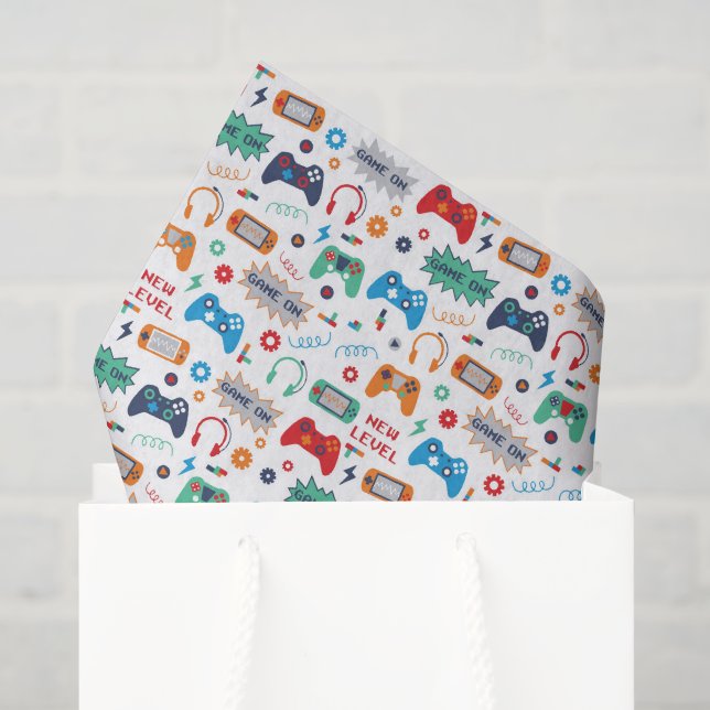 Seda Papel decoupage de jogos, videojogos (Sacola de presentes)