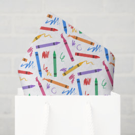 Seda Papel decoupage de lápis de cor, arte escolar