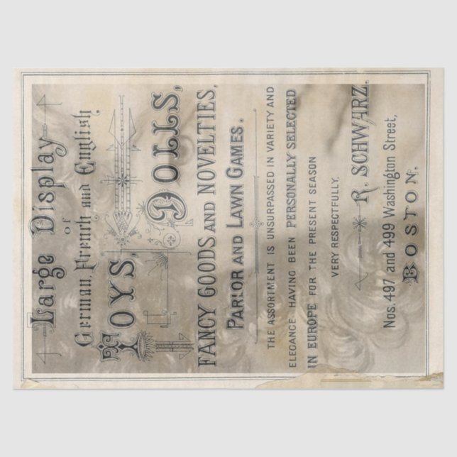 Seda Papel Decoupage de Natal Doll (Frente )