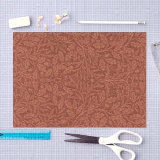 Seda Papel decoupage Folhas de Carvalho e Bolotas Willi