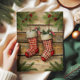 Seda Papel decoupage rústico sinos de Natal refinados