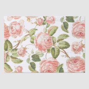 SEDA PAPEL DOS TECIDOS DE DECOPAGAÇÃO: ROSAS